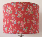 Cath Kidston Woodland Rose Red lampshade lamp shade Pendant Ceiling lightshade