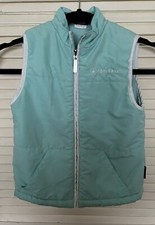 Kids Converse all star Unisex Blue Vest Size 5 Retro Fleece Lined
