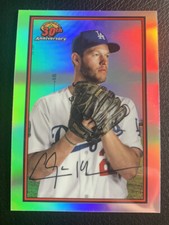 2019 Bowman Chrome 1989 30th Anniversary Clayton Kershaw Dodgers