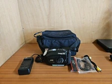 RARE Vintage JVC GR-AX21E  Compact VHS Camcorder Tested Fully Working + Accessor
