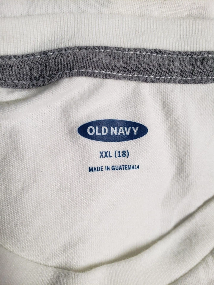 Old Navy Boys T-Shirt Extra Large XXL (18) Skateboard Ramp Sunset Logo Print - Image 2 of 4