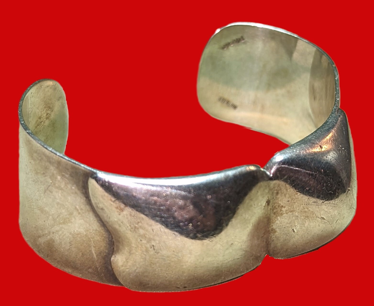 MUNIR  Solid STERLING SILVER Unique Style Cuff Br… - image 23