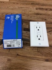 Leviton 8599-BW 15 Amp, 125 Volt GFCI, White