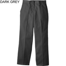 Edwards Ladies Business Casual Flat Front Chino Pant 8519-009 Size 10 Long Gray