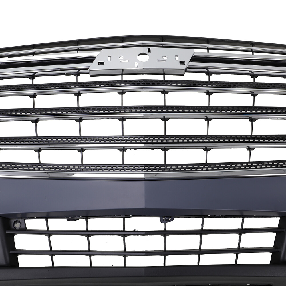 For 2018-2021 Chevy Traverse Complete Front Bumper Grille Assembly w/ Fog Lights