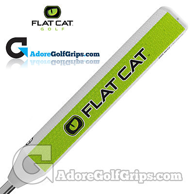 Flat Cat Golf Big Boy 12 Inch Giant Puttergriff - Weiß / Grün / Schwarz + Tape