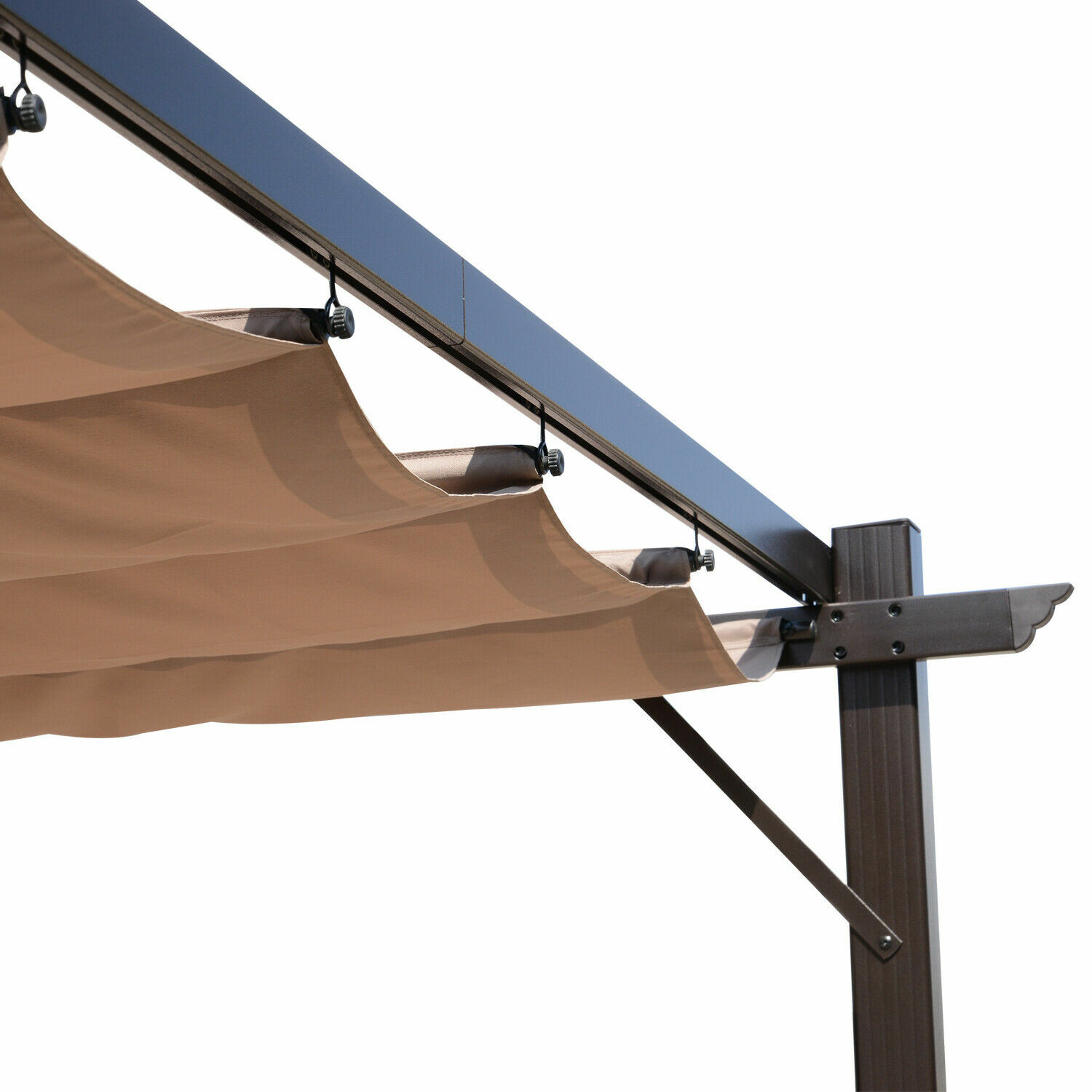 10x13 ft Outdoor Pergola Gazebo Canopy Cover Backyard Sunshade