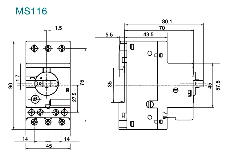 MS116-4.0 - ABB MS116 MANUAL MOTOR STARTER – 3JIndustry