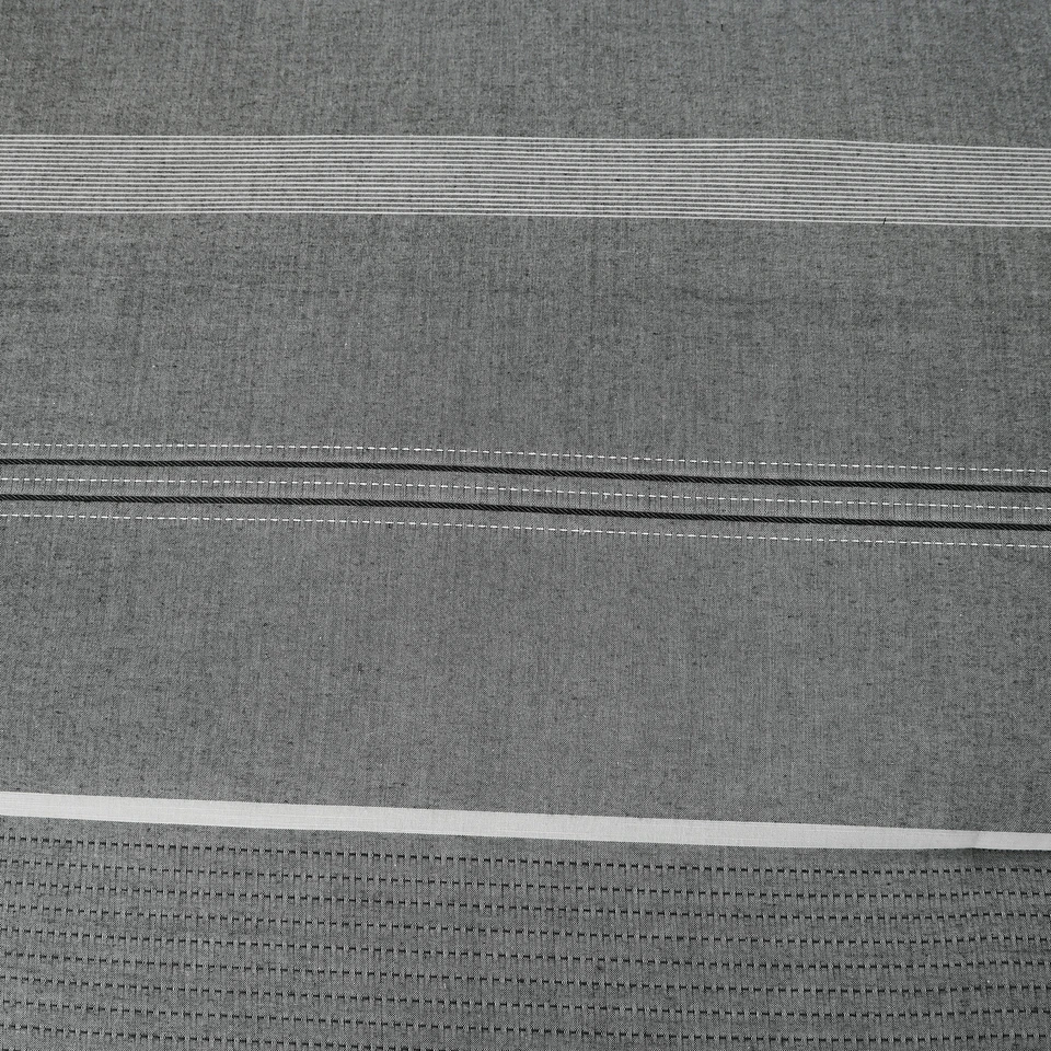 Chezmoi Collection 7-Piece Bedding Yarn Dyed Striped Jacquard Comforter Set - Image 3 of 3