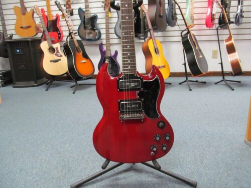 Epiphone Tony Iommi SG Special Electric Guitar Vintage Cherry w/ P90's & Case