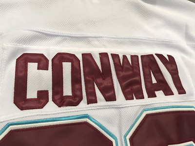 Maillot De Hockey Vintage Mighty Ducks #96 Conway - Taille S - Blanc Style CCM - Occasion