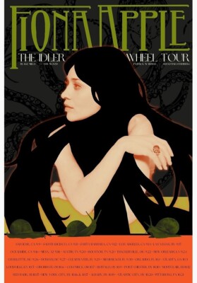 2012 FIONA APPLE CONCERT POSTER WALL ART PRINT THE IDLE WHEEL TOUR