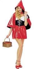 NEW Little Red Riding Hood Halloween Costume Adult Womens Small