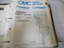 PM99 1989 OMC Junior/Colt EJR-CEB Final Edition Parts Catalog Manual P/N 432874