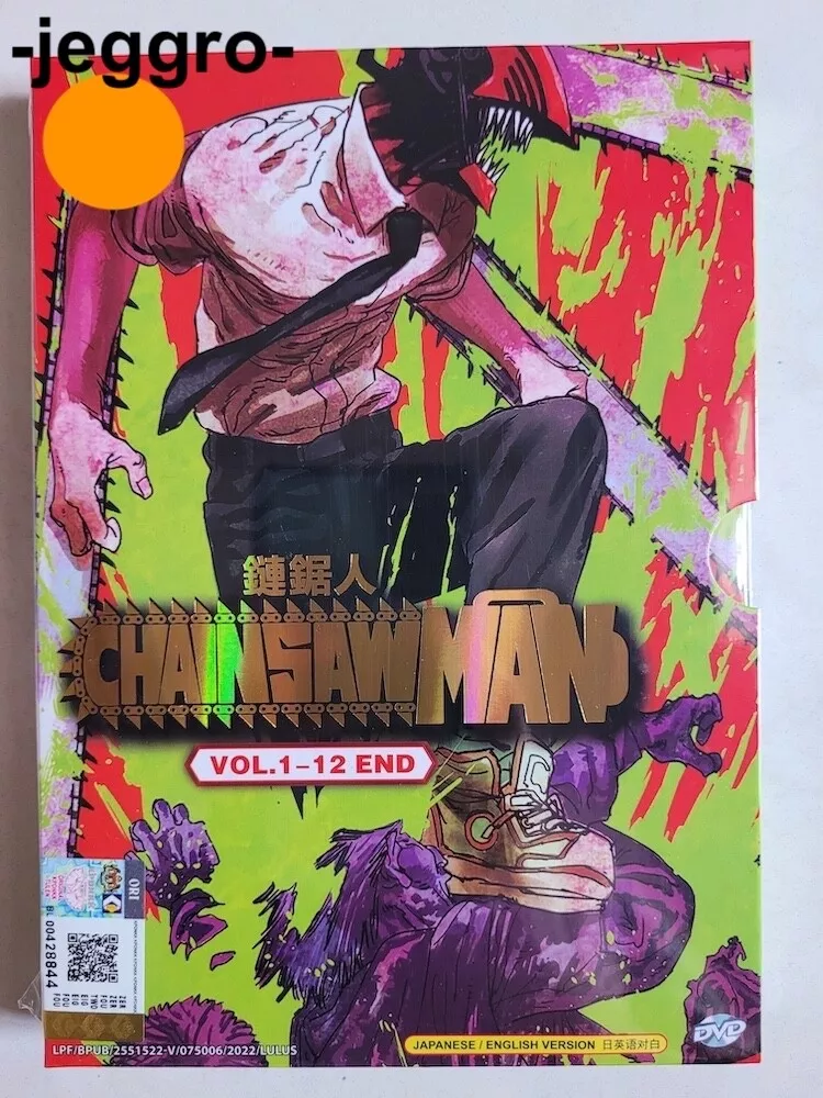 DVD Anime Chainsaw Man Complete TV Series (1-12 End) English Dub, All  Region