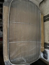 Vintage 1932 Ford Style Grille Insert Stainless Vertical Bar Barn Find Par