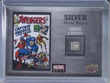 2020 Upper Deck Marvel Ages Silver Metal Relics 2/15 Avengers #4 #SMR-8 a2v