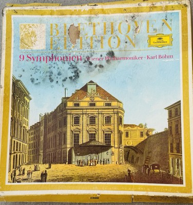 Beethoven Edition- 9 Symphonien Wiener Philharmoniker Karl Bohm, 8LPS w/ Booklet