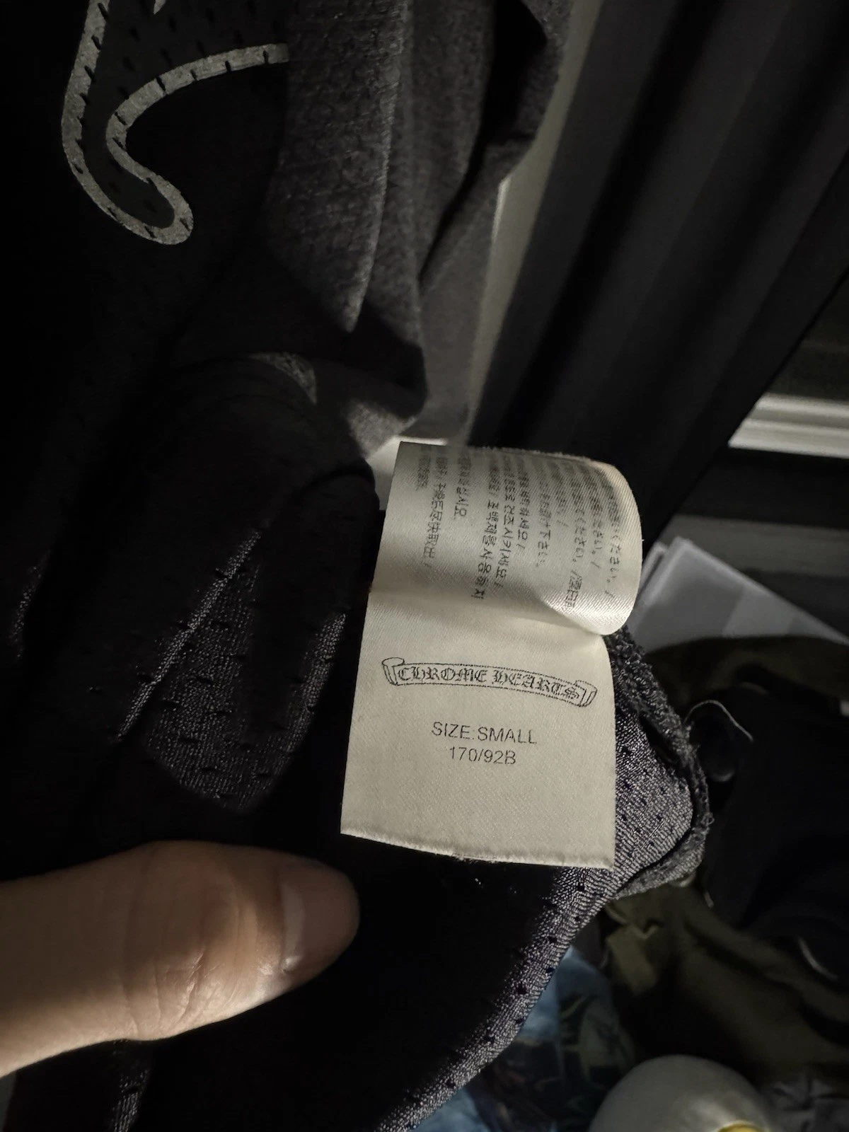 CHROME HEARTS Maglia manica lunga floreale cuori cromati