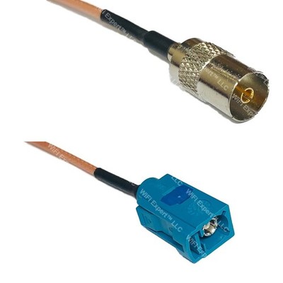 RG316DS DVB TV Pal Female to Fakra Z Female RF Cable Rapid-SHIP LOT