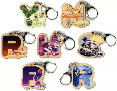 Bluelock Key Chain Set of 7 Characters Anime Merchandise Collectible