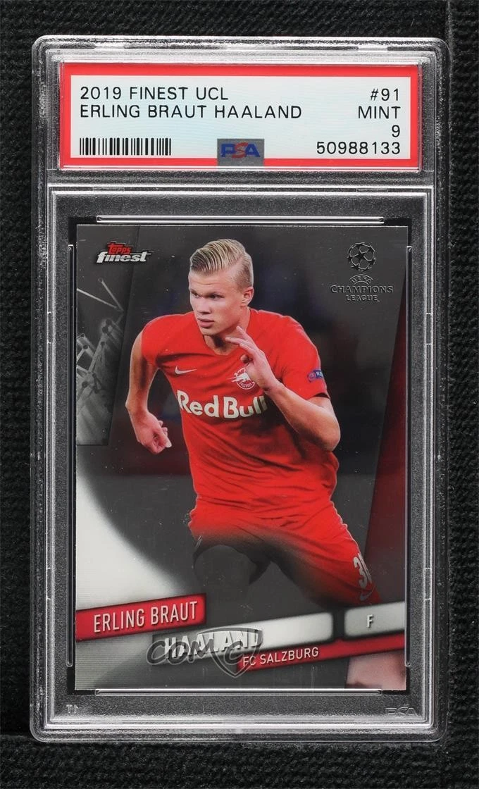 2019-20 Topps Finest UCL Erling Haaland #91 for sale | eBay