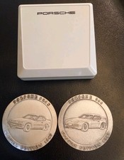  2 seltene Porsche Medaillen Special Edition 1987 ,Modelle 924 S und 944 