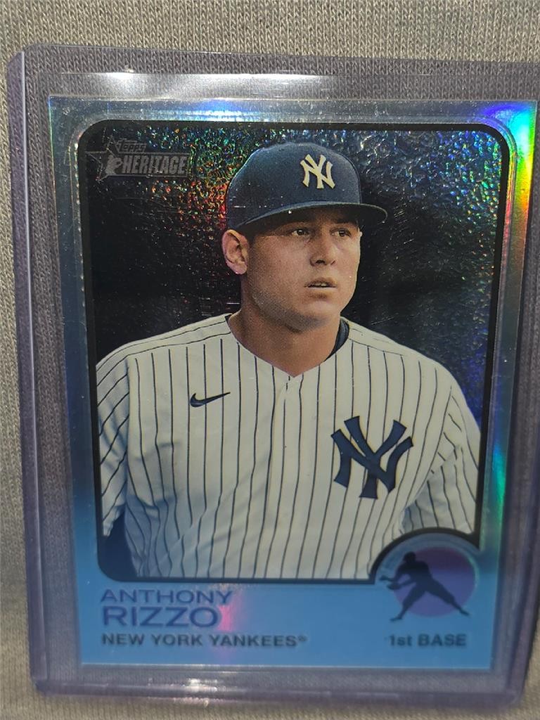 #539 Anthony Rizzo  Chrome Refractor  #/673 - 2022 Topps Heritage