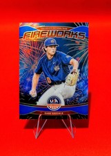 🔥Gabe Gaeckle 99/99 BLUE Prizm -2026 Panini USA Stars & Stripes Fireworks #4