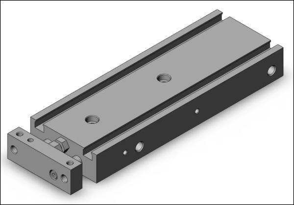 Vérin double tige SMC CXSL10-75 actionneur pneumatique 10mm