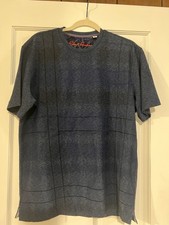 Robert Graham Men  s Navy Blue Polo Shirt Size M Front Embroidery Classic Fit