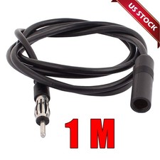 Car Stereo Radio 3 Ft M-f Auto Amfm Antenna Extension Cable Wire Cord Us