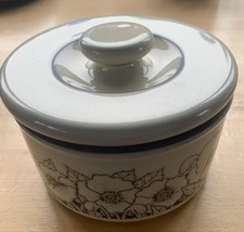 Vintage Hornsea Pottery Cornrose Sarah Vardy Lidded Round Butter Dish Very Nice