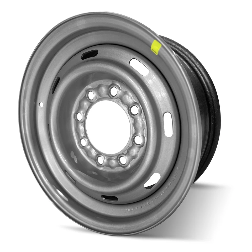 Genuine OEM Wheel For 1994-1999 Dodge Ram 2500 16 Inch Silver Steel Rim - Image 2 of 4