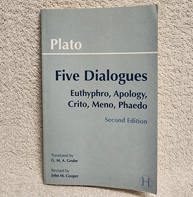 Plato Five Dialogues Euthyphro Apology Crito Meno Phaedo 2nd Edition Paperback