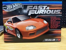 2025 Hot Wheels Silver Series Fast  Furious 10 Car Pack Box Set Limited Supra