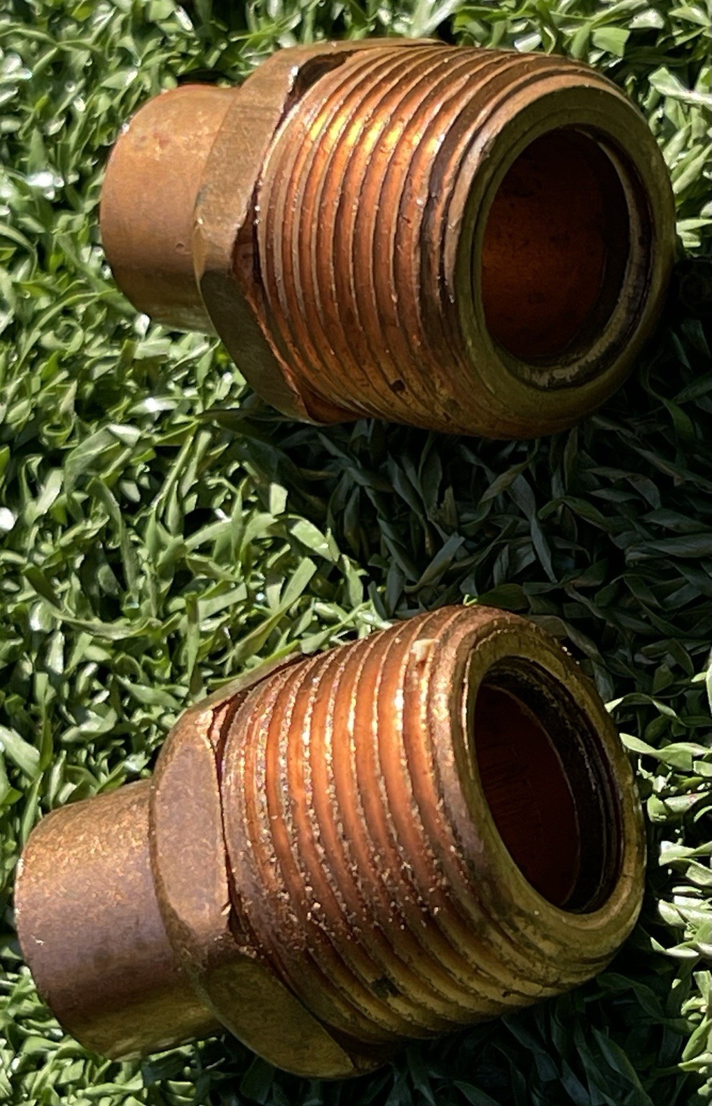 2 Copper Male Adapter 1" MIP x 1/2" Sweat Fitting Plumbing