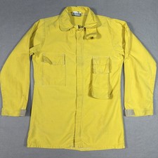 Western Shelter Systems Wildland Firefighter Shirt Jacket Yellow Fireman Size S
