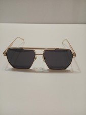 Sojos Sunglasses Womens Gold 59mm SJ1161 Geometric Aviator UV400 Dark Lens