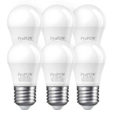 25 Watt Light Bulbs Equivalent, A15 E26 3W LED Bulb Soft White 2700K Low Watt...
