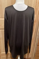 BYLT Premium Basics Dark Green Stretch Long Sleeve Shirt Men's Size XLarge