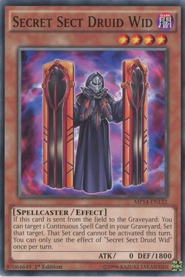 Yugioh Geheimsekte Druidenwid MP14-DE132 Common 1. NM x3 Spielset