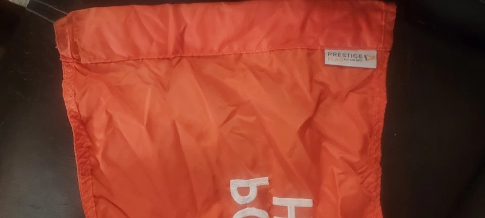 Bandera de golf vintage “Poppy Hills” en Pebble Beach campo NARANJA usada PGA rara!⛳️ Foto 4 de 4