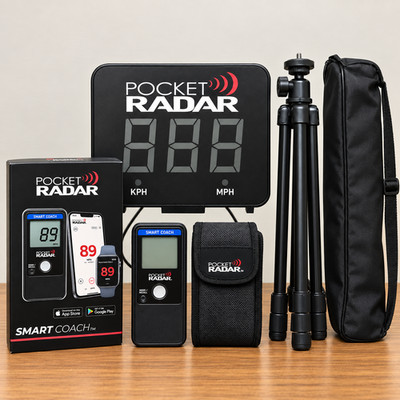 Pocket Radar Smart Coach Complete Kit   Practically New   Used Only Once