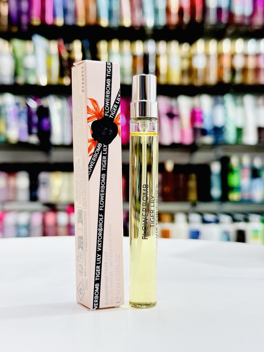 Viktor & Rolf Flowerbomb Tiger Lily 10ml 0.34 Oz Eau De Parfum Travel Spray