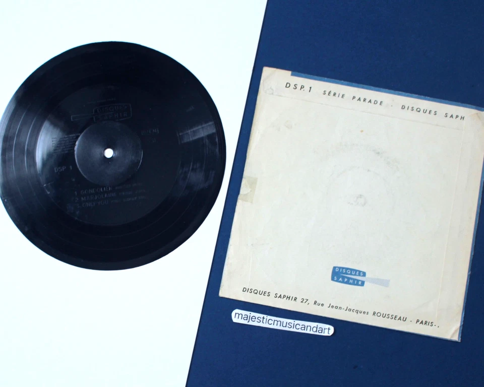 BEAUTIFUL 1956 BRIGITTE BARDOT COVER 7" VINYL FLEXI DISC VERY RARE - Image 3 of 4