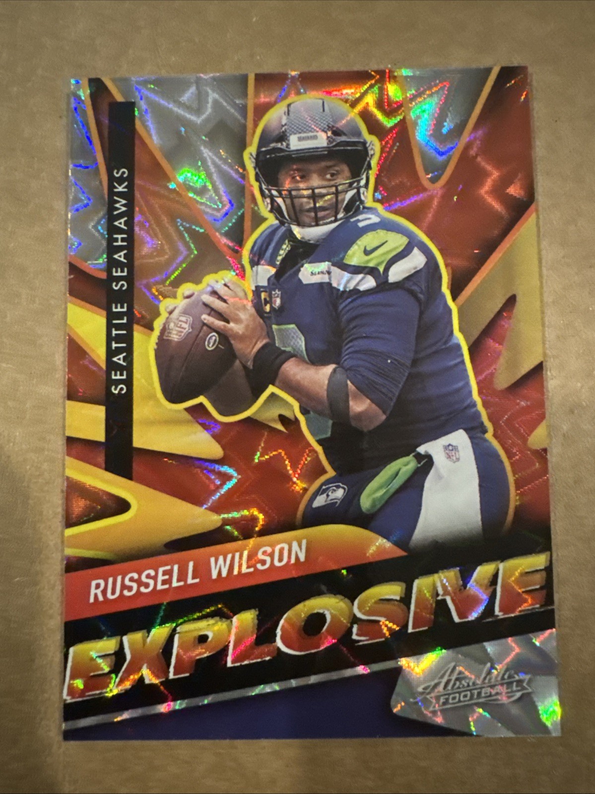 2021 Panini Absolute Explosive Russell Wilson Case Hit