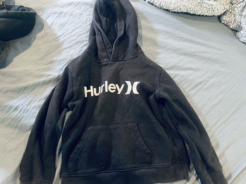 Boys Youth Size 7 Hurley Black Hoodie - Picture 2 of 3