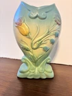Vintage Hull Bow Knot vase B-3 6 1/2” pastel, looks wonderful no wear marks