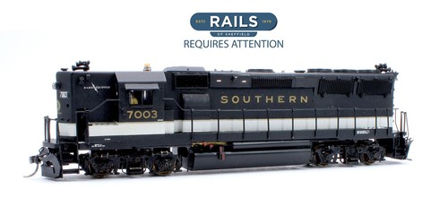 MODELOS OVERLAND CALIBRE 'HO' GP-40X NEGRO SUR 7003 DIESEL LOCO *DECODIFICADOR DOBLE | Zustand: Used